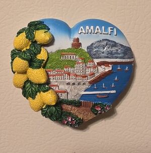 AMALFI Coast 3D Hand-painted Resin Magnet